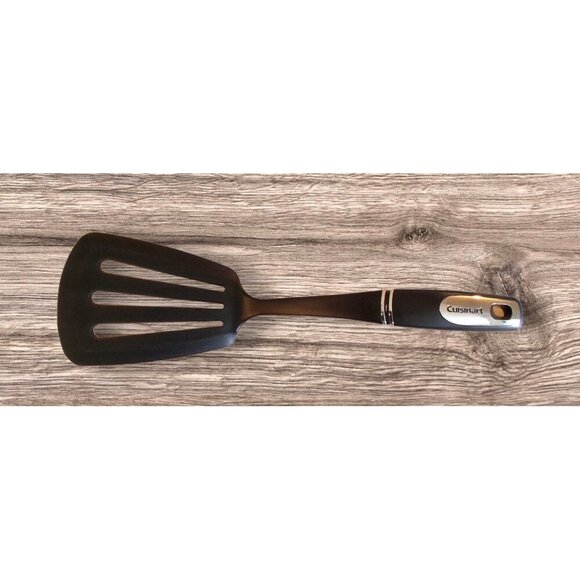 Cuisinart Nylon Spatula slotted kitchen tool grill flipper black - Picture 1 of 3